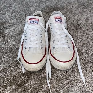 White low top converse